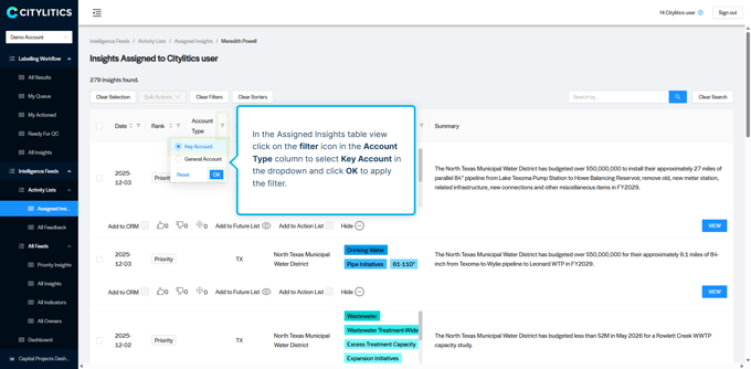 Filter by account type (1)